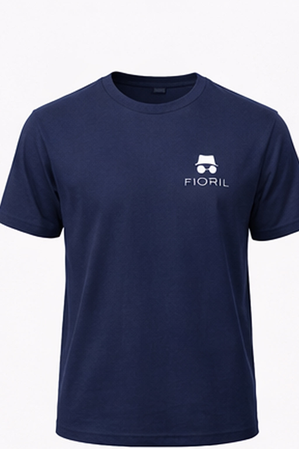 Fioril ClassicFit Navy Blue Cotton T-Shirt
