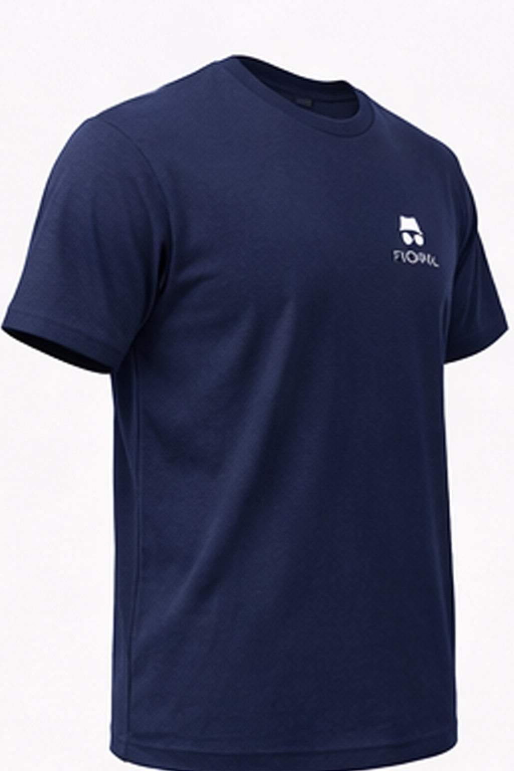 Fioril ClassicFit Navy Blue Cotton T-Shirt